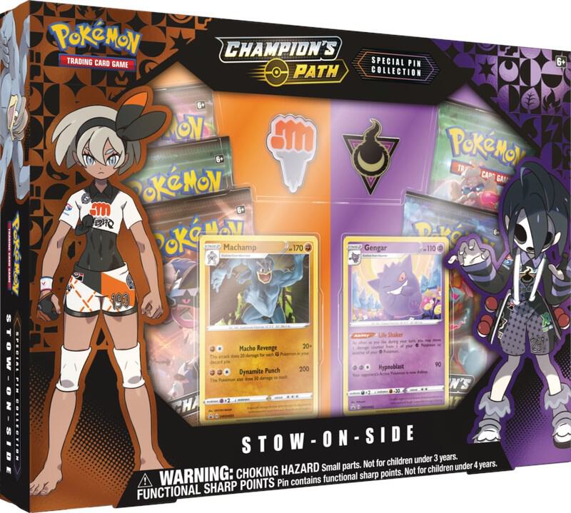 Pokemon Champion's Path Stow-On-Side Pin Collection