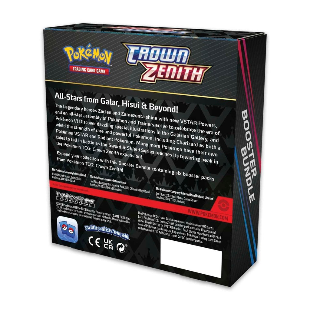 Pokemon Crown Zenith Booster Bundle 763 Collectibles Pokemon Crown Zenith Booster Bundle 763 Collectibles