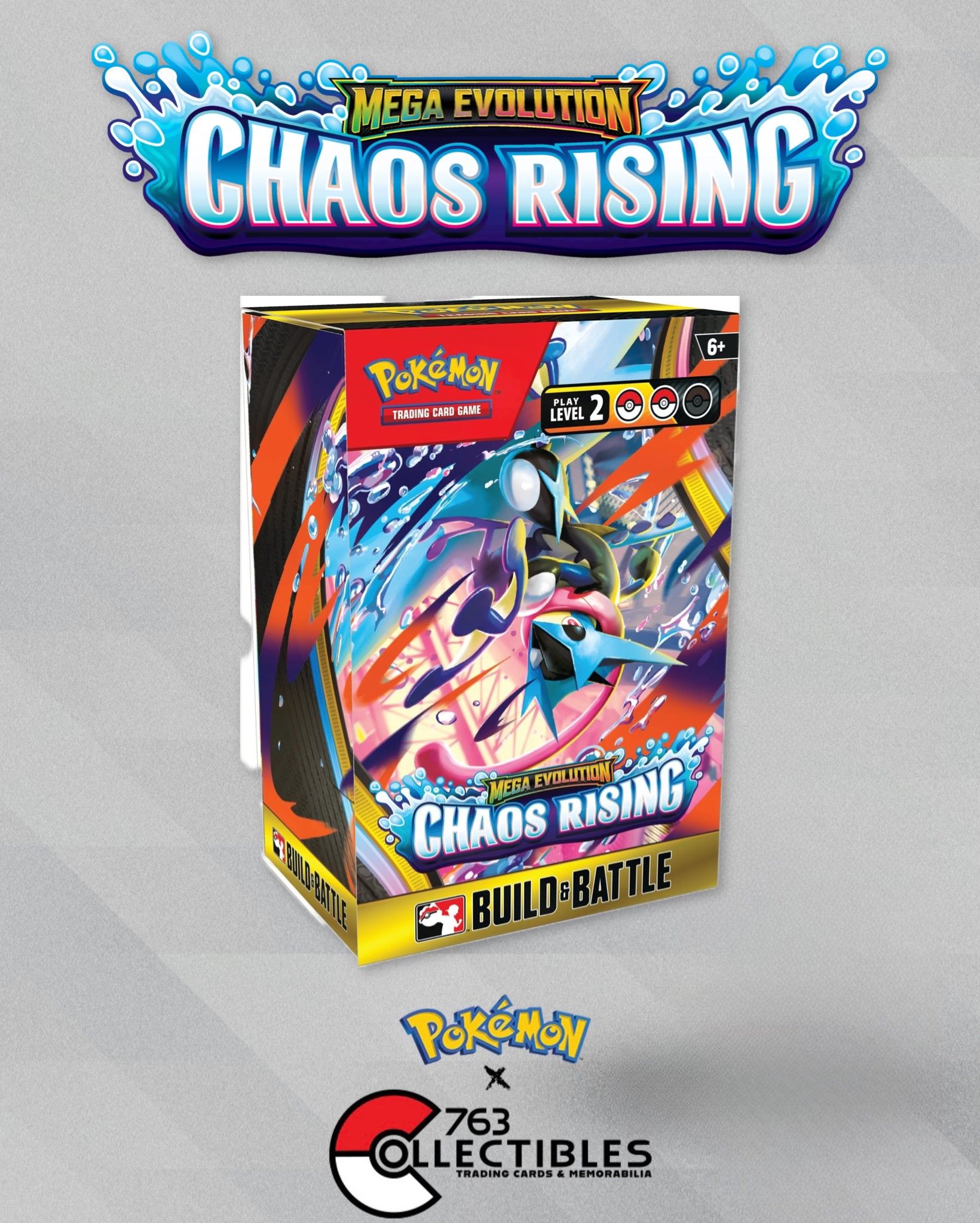 Pokemon Chaos Rising Build & Battle Box – 763 Collectibles