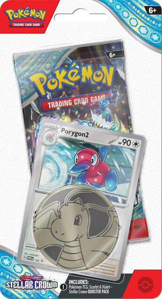 Pokemon Stellar Crown Checklane Blister Set of 2