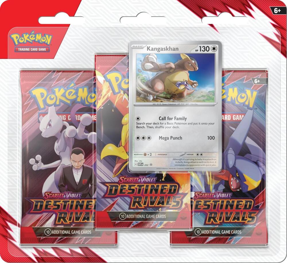 Pokemon Destined Rivals 3 Pack Blister (Kangaskhan)