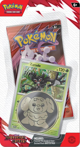 Pokemon Destined Rivals Single Pack Blister Zarude