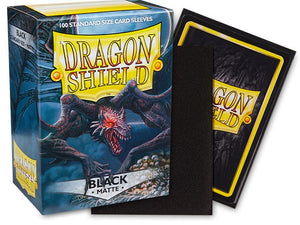 Dragon Shield Matte Black Sleeves (100ct)