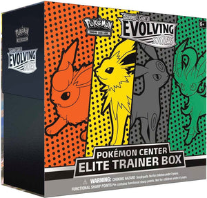Pokemon Evolving Skies Elite Trainer Box Jolteon/Flareon/Umbreon/Leafeon (Pokemon Center Exclusive) (Dent in bottom corner - see photos)