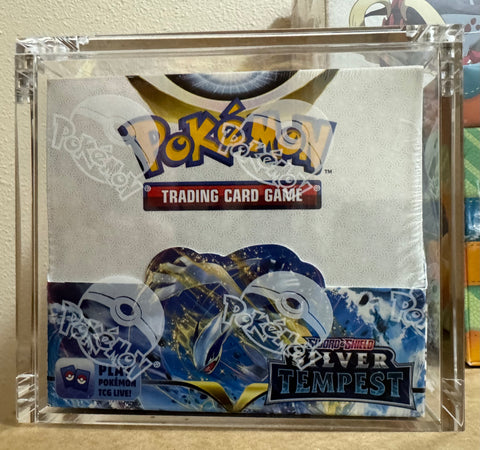 Pokemon Silver Tempest Booster Box w/ Ultra Pro Magnetic Acrylic Case