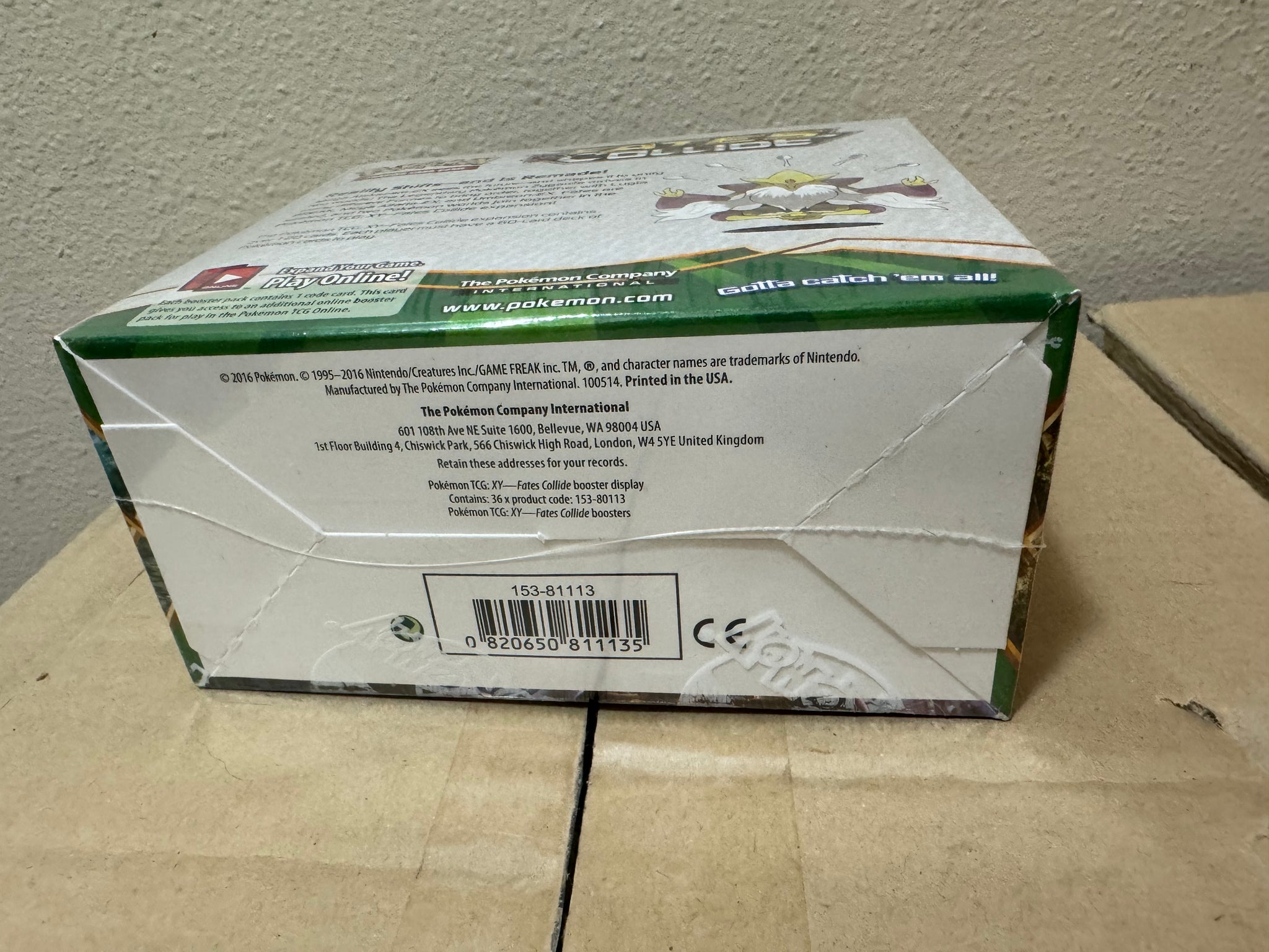Pokemon XY Fates Collide Booster Box – 763 Collectibles