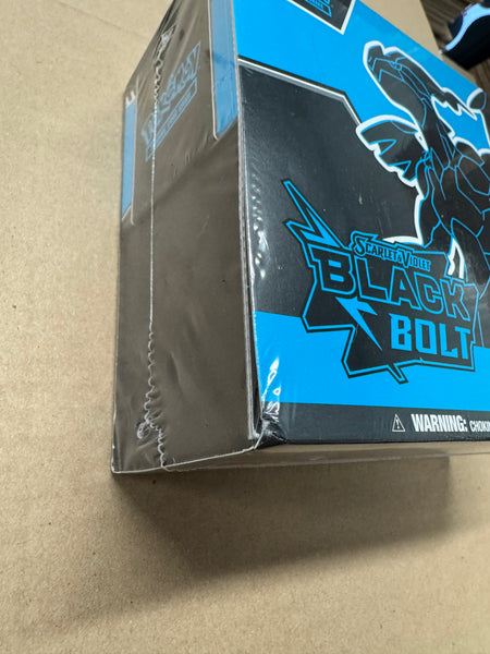 Pokemon Black Bolt Elite Trainer Box (Pokemon Center Exclusive) * Minor Corner Dent - See Photos *