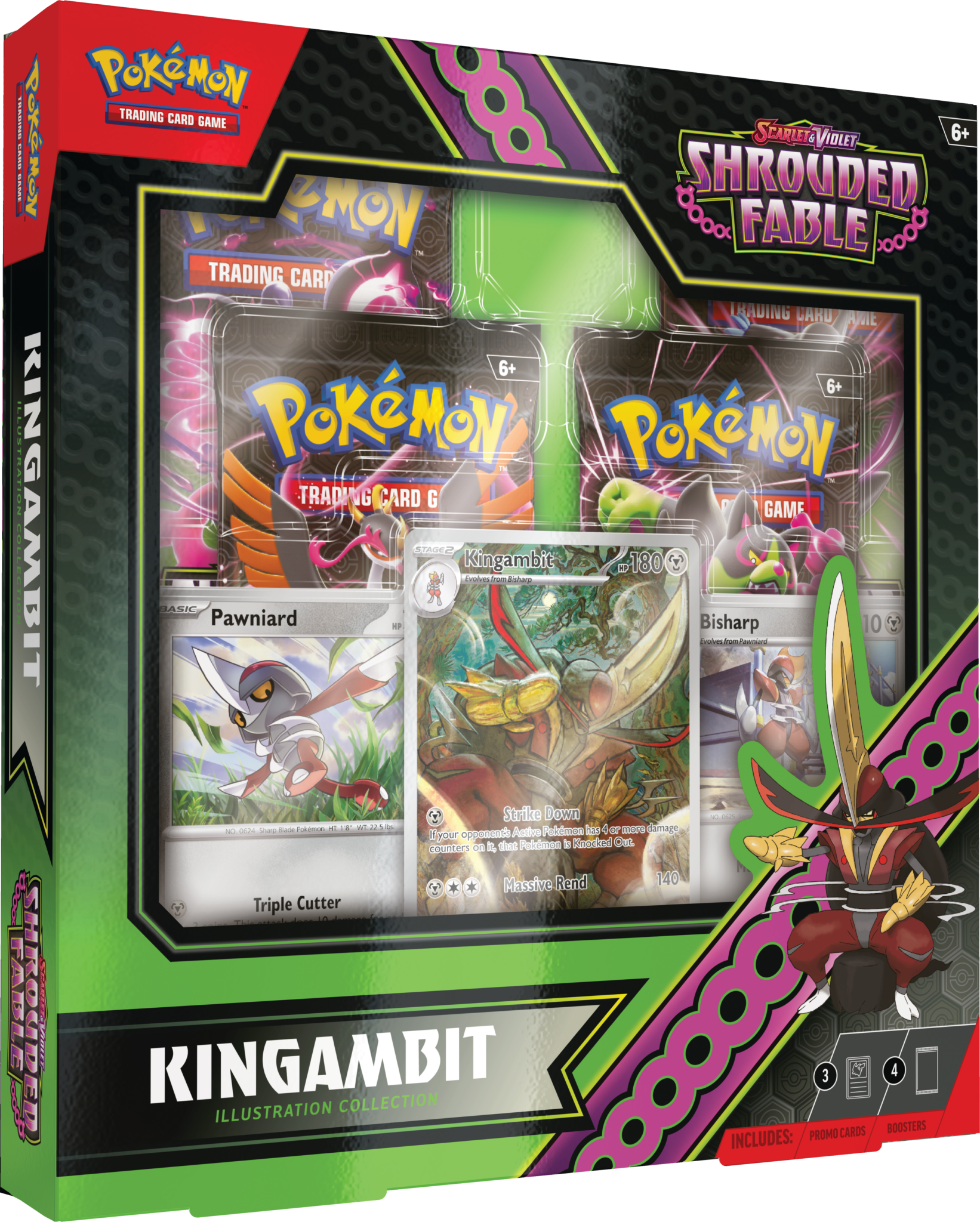 Pokemon Shrouded Fable Kingambit Illustration Collection