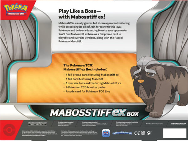 Pokemon Mabosstiff Ex Box