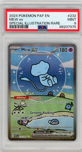 PSA 9 Mew Ex Paldean Fates #232