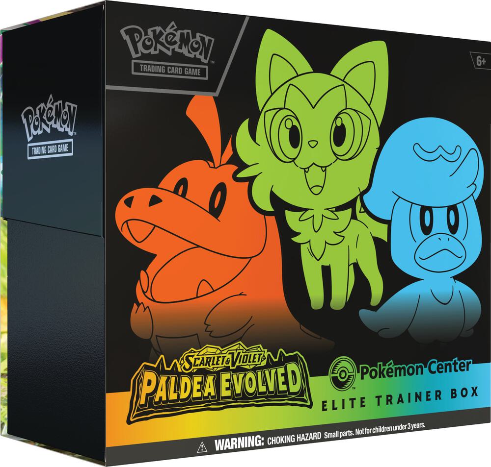 Pokemon Paldea Evolved Elite Trainer Box (Pokemon Center Exclusive)