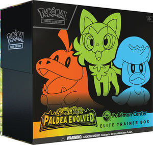 Pokemon Paldea Evolved Elite Trainer Box (Pokemon Center Exclusive)