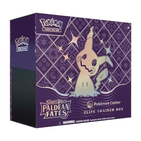 Pokemon Paldean Fates Elite Trainer Box Pokemon Center Exclusive - (Small corner dent - see photos)