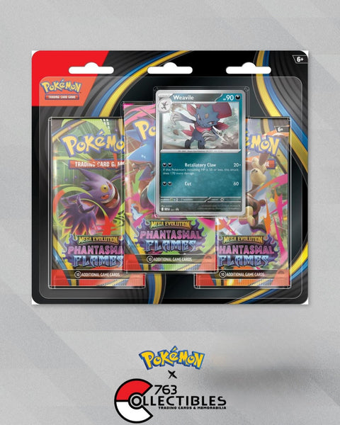 Pokemon Phantasmal Flames 3 Pack Blister - Set of 2 * LIMIT 1 *