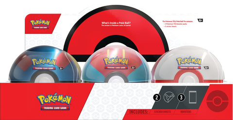 Pokemon Poke Ball Tin Display (6ct) 2023 Quarter 3