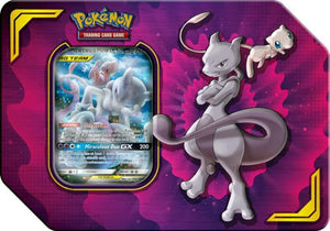 Pokemon Power Partnership Tin Mewtwo & Mew GX