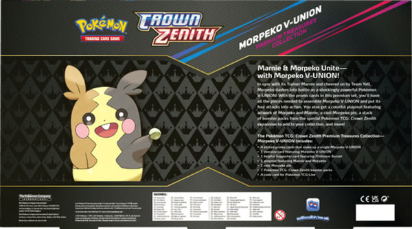 Pokemon Crown Zenith Morpeko V-Union Premium Treasures Collection