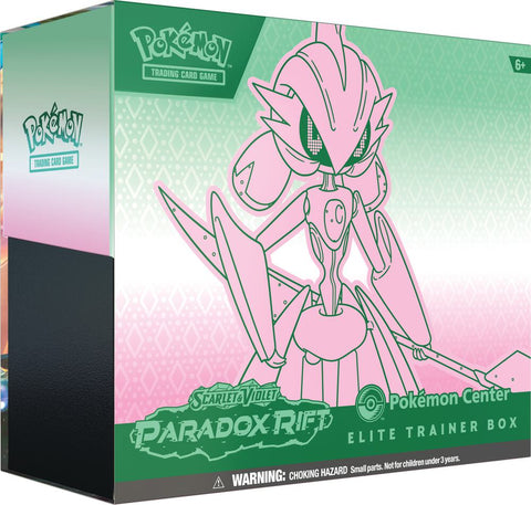 Pokemon Paradox Rift Elite Trainer Box - Iron Valiant (Pokemon Center Exclusive) (Minor Tear)