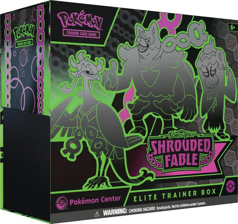 Pokemon Shrouded Fable Elite Trainer Box (Pokemon Center Exclusive) w/ Magnetic Acrylic