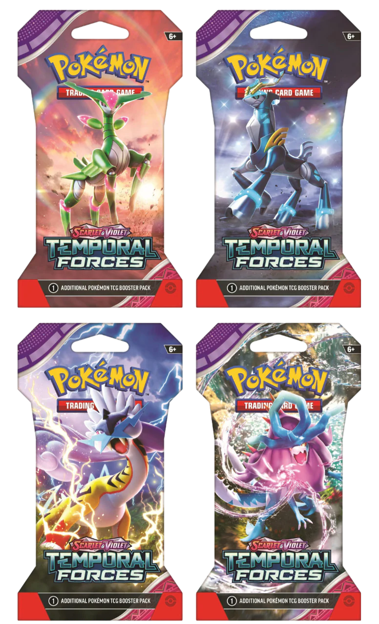 Pokemon Temporal Forces Sleeved Booster Pack (Random Artwork) Pokemon Temporal Forces Sleeved Booster Pack (Random Artwork)