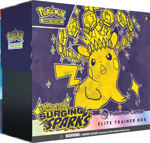 Pokemon Surging Sparks Elite Trainer Box (Pokemon Center Exclusive)