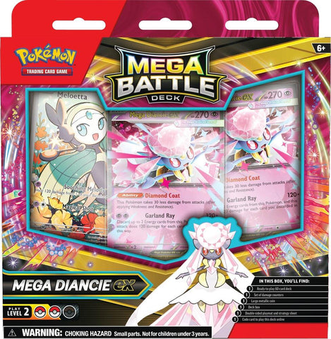 Pokemon Mega Battle Deck Mega Diancie Ex *Pre Order 11/14 expected ship date - Limit 1 per person*