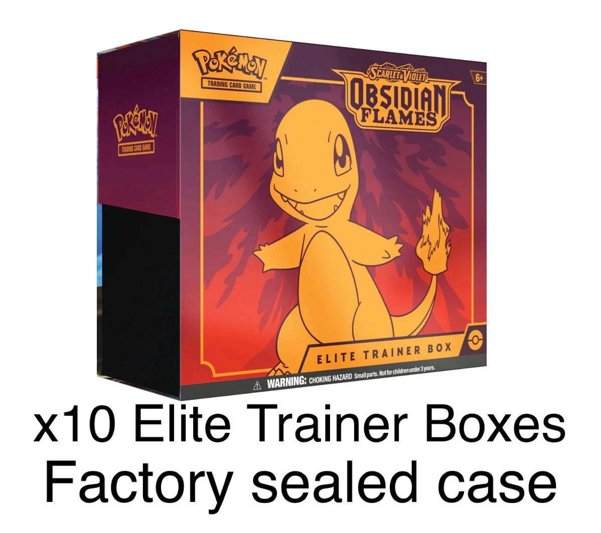 Pokemon Obsidian Flames Elite Trainer Box Sealed Case
