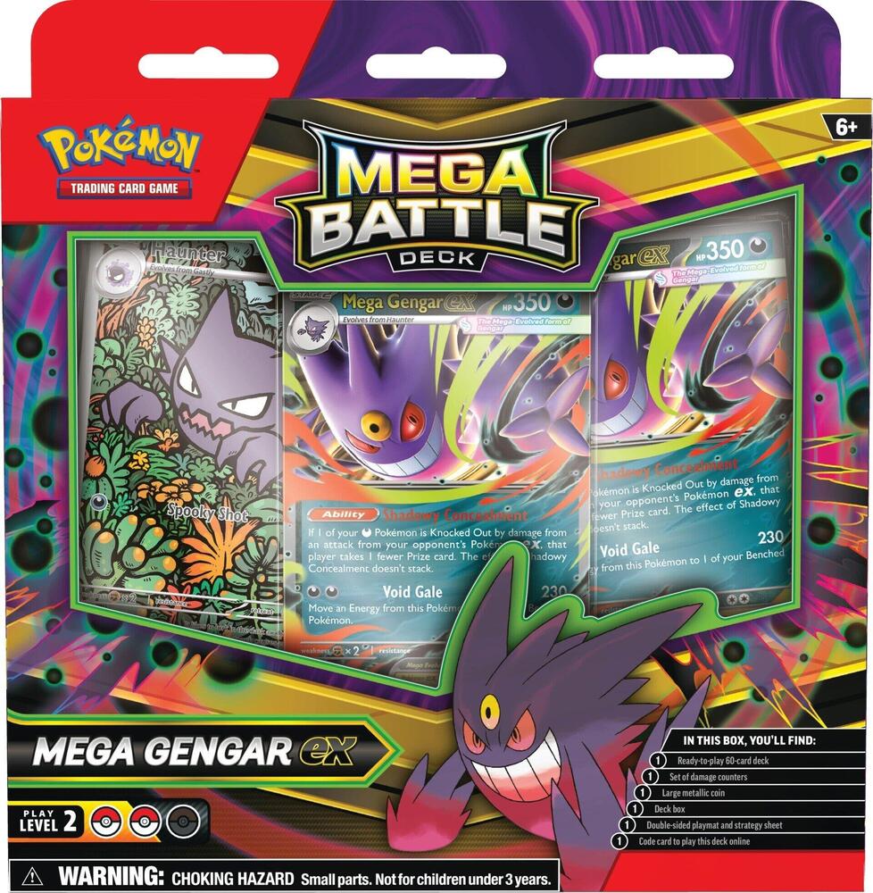 Pokemon Mega Battle Deck Mega Gengar Ex *Pre Order 11/14 expected ship date - Limit 1 per Person*