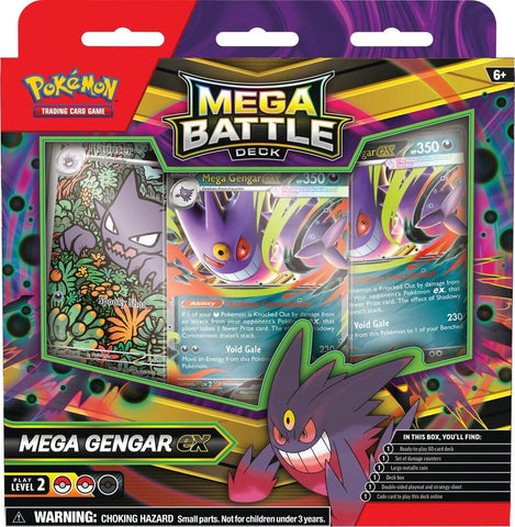 Pokemon Mega Battle Deck Mega Gengar Ex *Pre Order 11/14 expected ship date - Limit 1 per Person*