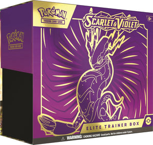 Pokemon Scarlet & Violet Elite Trainer Box - Miraidon (Minor Rip in Seal)