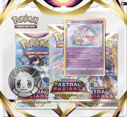 Pokemon Astral Radiance 3 Pack Blister (Sylveon)
