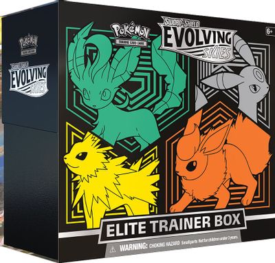 Pokemon Evolving Skies Elite Trainer Box - Flareon/Jolteon/Umbreon/Leafeon