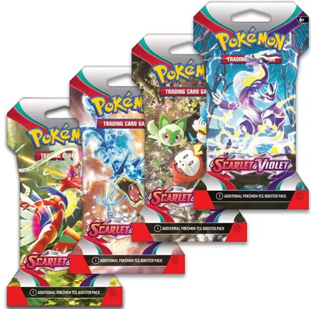 Pokemon Scarlet & Violet Sleeved Booster Pack (Random Art Work)