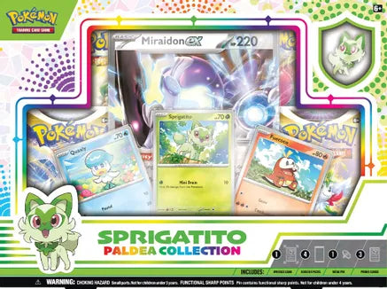 Pokemon Sprigatito Paldea Collection Box – 763 Collectibles