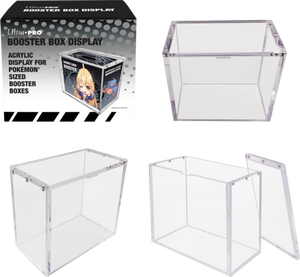 booster box container Ultra Pro Pokemon Acrylic Booster Box Display Case