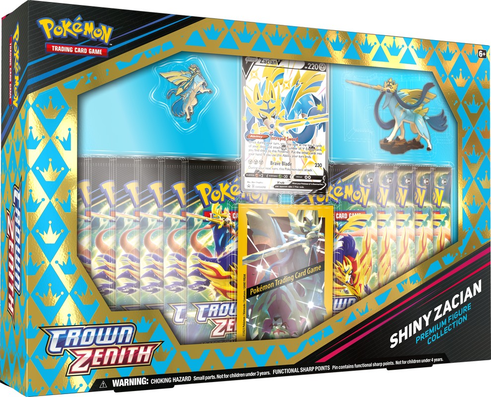 Pokemon Crown Zenith Premium Figure Collection Shiny Zacian