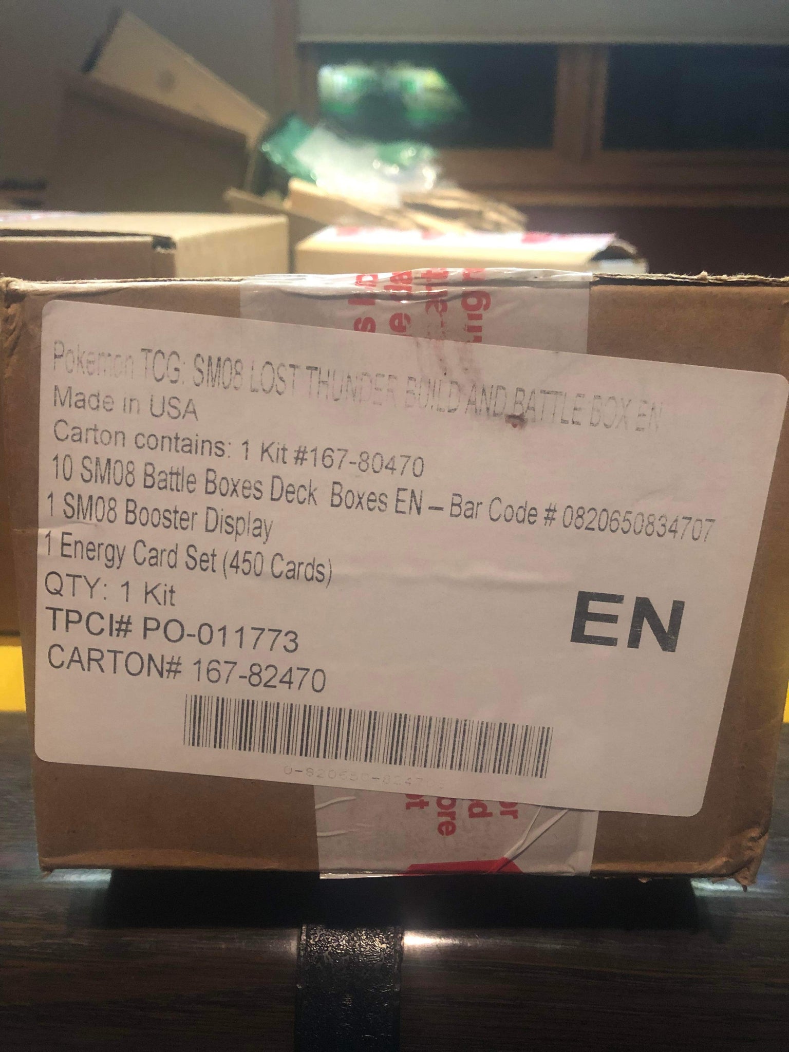 Pokemon Lost Thunder Sealed Pre Release Kit